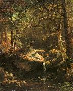 Albert Bierstadt The Mountain Brook oil painting on canvas
